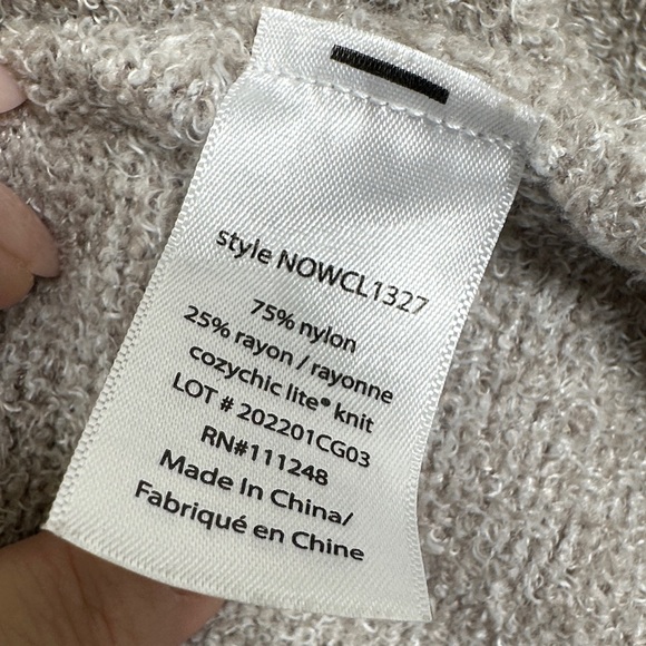 Barefoot Dreams CozyChic Lite Longline Cardigan Women’s S Open Front Soft - Picture 6 of 9